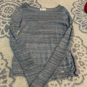 Grey long sleeve Hollister sweater